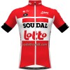 Cykeltøj + Cykelshorts 2022 Lotto Soudal Rød Hvid